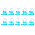 10Pcs Plastic Automatic Bird Food Feeder Hanging Bird Water Dispenser for Parrots Hamster