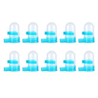 10Pcs Plastic Automatic Bird Food Feeder Hanging Bird Water Dispenser for Parrots Hamster