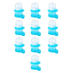 10Pcs Plastic Automatic Bird Food Feeder Hanging Bird Water Dispenser for Parrots Hamster