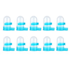 10Pcs Plastic Automatic Bird Food Feeder Hanging Bird Water Dispenser for Parrots Hamster