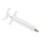 Veterinary Use Syringe Plastic Steel Adjustable Manual Feeding Injector for Livestock Farm20ml 14.5cm / 5.7in