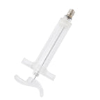 Veterinary Use Syringe Plastic Steel Adjustable Manual Feeding Injector for Livestock Farm20ml 14.5cm / 5.7in