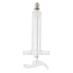 Veterinary Use Syringe Plastic Steel Adjustable Manual Feeding Injector for Livestock Farm20ml 14.5cm / 5.7in