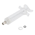 Veterinary Use Syringe Plastic Steel Adjustable Manual Feeding Injector for Livestock Farm50ml 16.5cm / 6.5in
