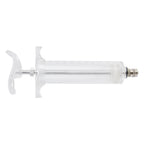 Veterinary Use Syringe Plastic Steel Adjustable Manual Feeding Injector for Livestock Farm50ml 16.5cm / 6.5in