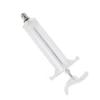 Veterinary Use Syringe Plastic Steel Adjustable Manual Feeding Injector for Livestock Farm50ml 16.5cm / 6.5in