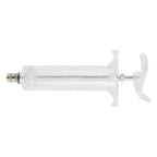 Veterinary Use Syringe Plastic Steel Adjustable Manual Feeding Injector for Livestock Farm50ml 16.5cm / 6.5in