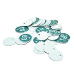 50PCS Numbered Label Numbered Tag for Farm Livestock Beekeeping Husbandry Breeding Supplies51-100 Green