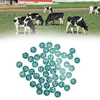 50PCS Numbered Label Numbered Tag for Farm Livestock Beekeeping Husbandry Breeding Supplies51-100 Green