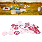 50PCS Numbered Label Numbered Tag for Farm Livestock Beekeeping Husbandry Breeding Supplies51-100 Red