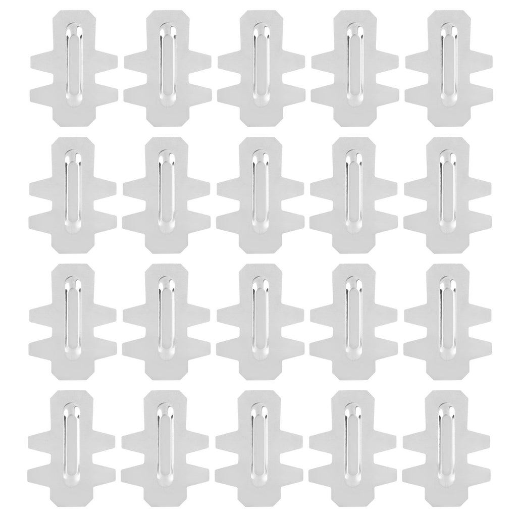 20Pcs Stainless Steel Rabbit Cage Door Hook Card Accessory Cage Hardware Breeding Equipment