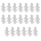 20Pcs Stainless Steel Rabbit Cage Door Hook Card Accessory Cage Hardware Breeding Equipment