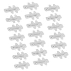 20Pcs Stainless Steel Rabbit Cage Door Hook Card Accessory Cage Hardware Breeding Equipment