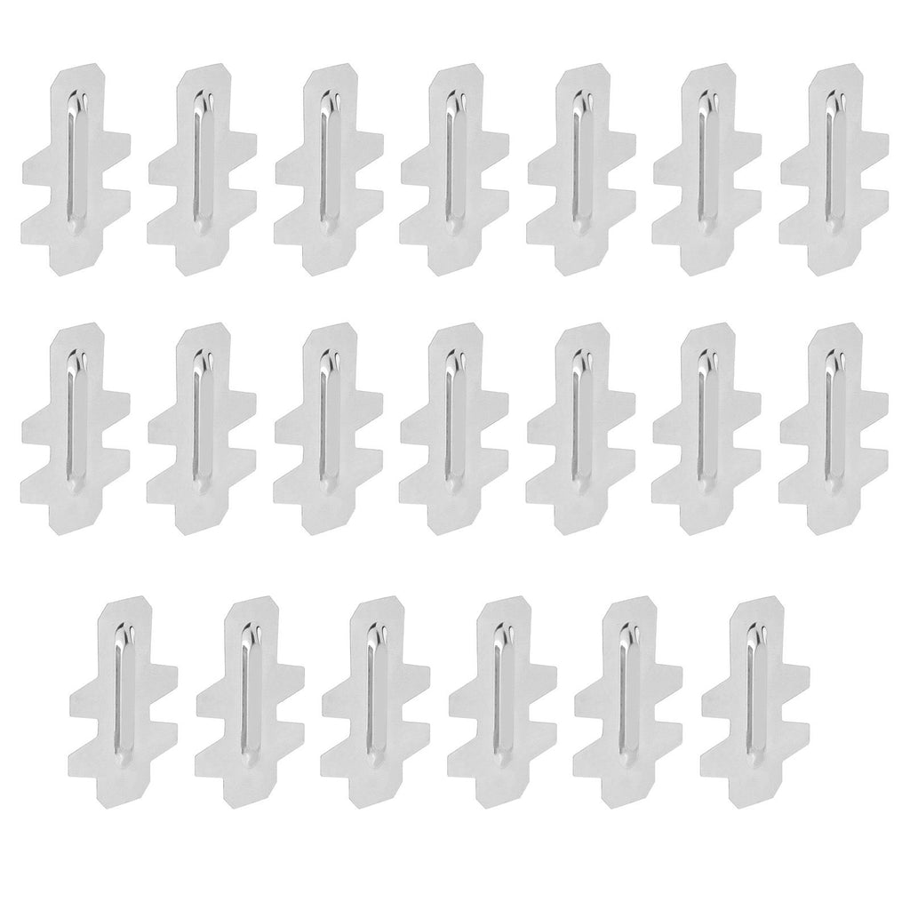 20Pcs Stainless Steel Rabbit Cage Door Hook Card Accessory Cage Hardware Breeding Equipment