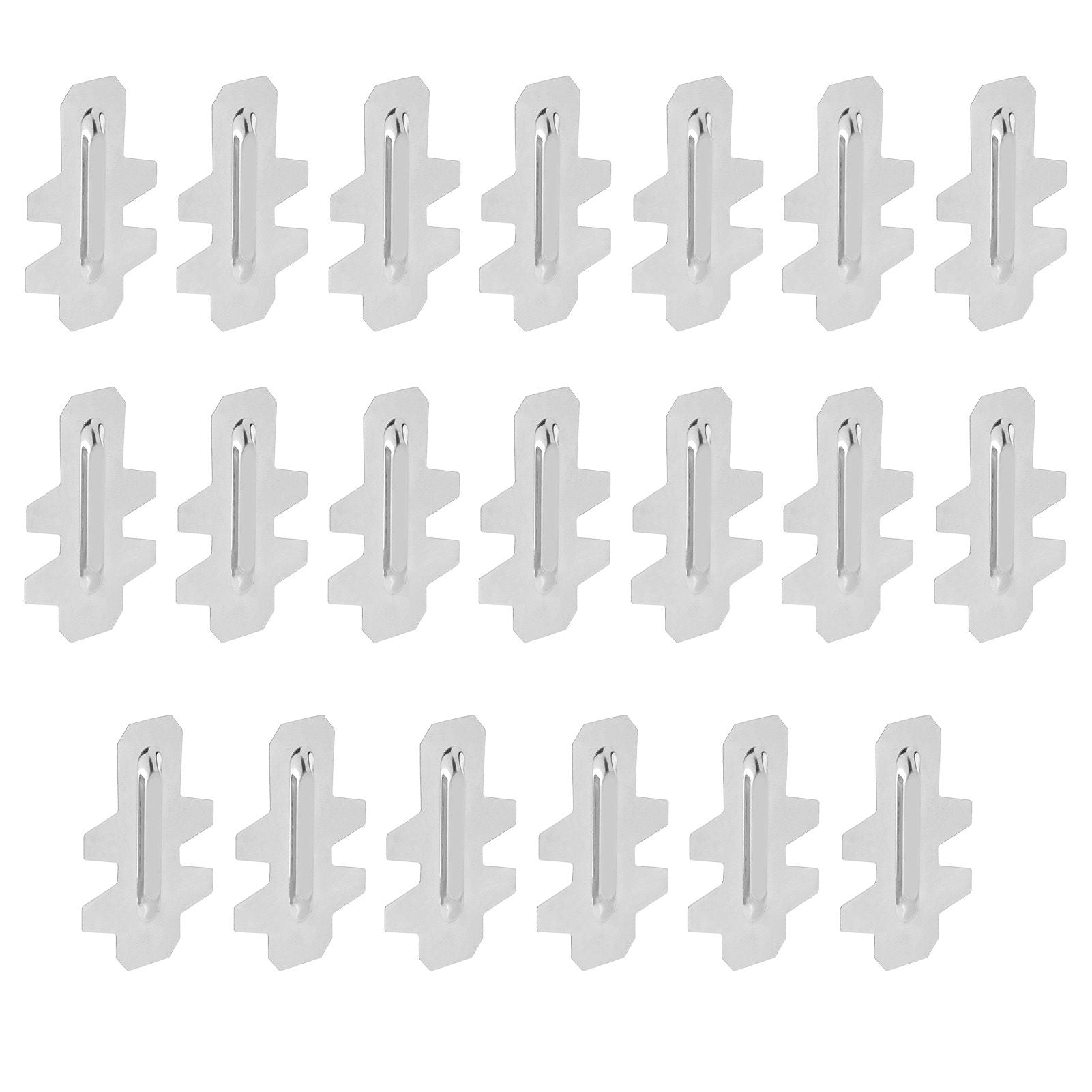20Pcs Stainless Steel Rabbit Cage Door Hook Card Accessory Cage Hardware Breeding Equipment