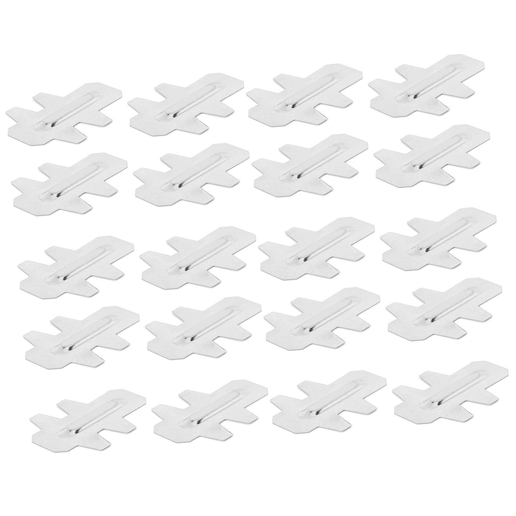 20Pcs Stainless Steel Rabbit Cage Door Hook Card Accessory Cage Hardware Breeding Equipment