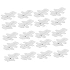 20Pcs Stainless Steel Rabbit Cage Door Hook Card Accessory Cage Hardware Breeding Equipment