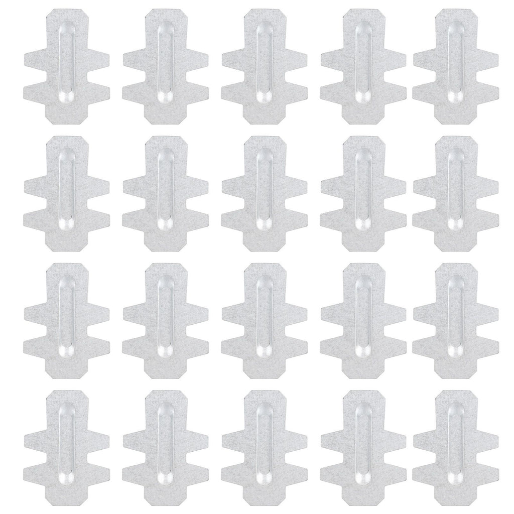 20PCS Rabbits Cage Cards Galvanized Sheet Iron Rabbits Cage Door Feeder Card Farming Equipment