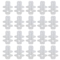 20PCS Rabbits Cage Cards Galvanized Sheet Iron Rabbits Cage Door Feeder Card Farming Equipment