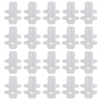 20PCS Rabbits Cage Cards Galvanized Sheet Iron Rabbits Cage Door Feeder Card Farming Equipment