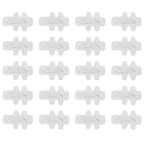 20PCS Rabbits Cage Cards Galvanized Sheet Iron Rabbits Cage Door Feeder Card Farming Equipment