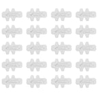 20PCS Rabbits Cage Cards Galvanized Sheet Iron Rabbits Cage Door Feeder Card Farming Equipment