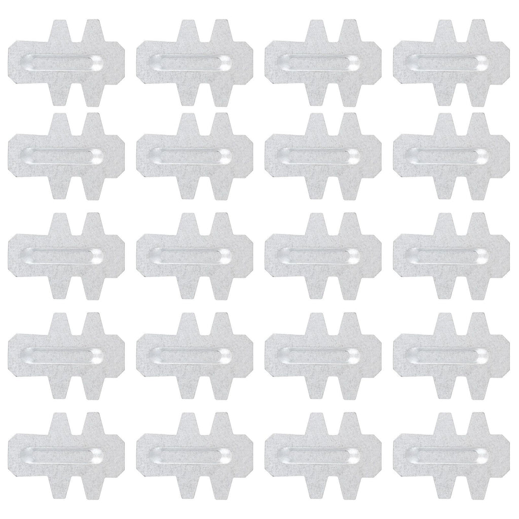 20PCS Rabbits Cage Cards Galvanized Sheet Iron Rabbits Cage Door Feeder Card Farming Equipment