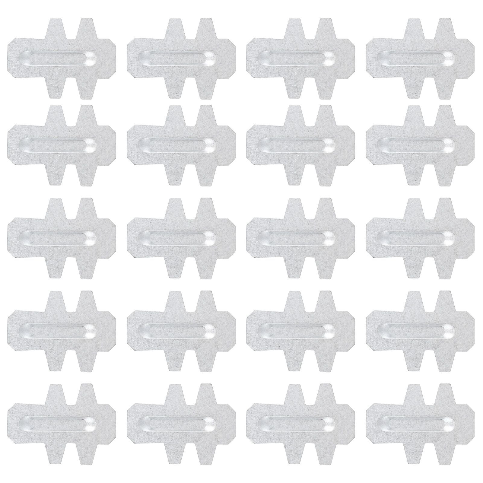 20PCS Rabbits Cage Cards Galvanized Sheet Iron Rabbits Cage Door Feeder Card Farming Equipment