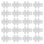 20PCS Rabbits Cage Cards Galvanized Sheet Iron Rabbits Cage Door Feeder Card Farming Equipment