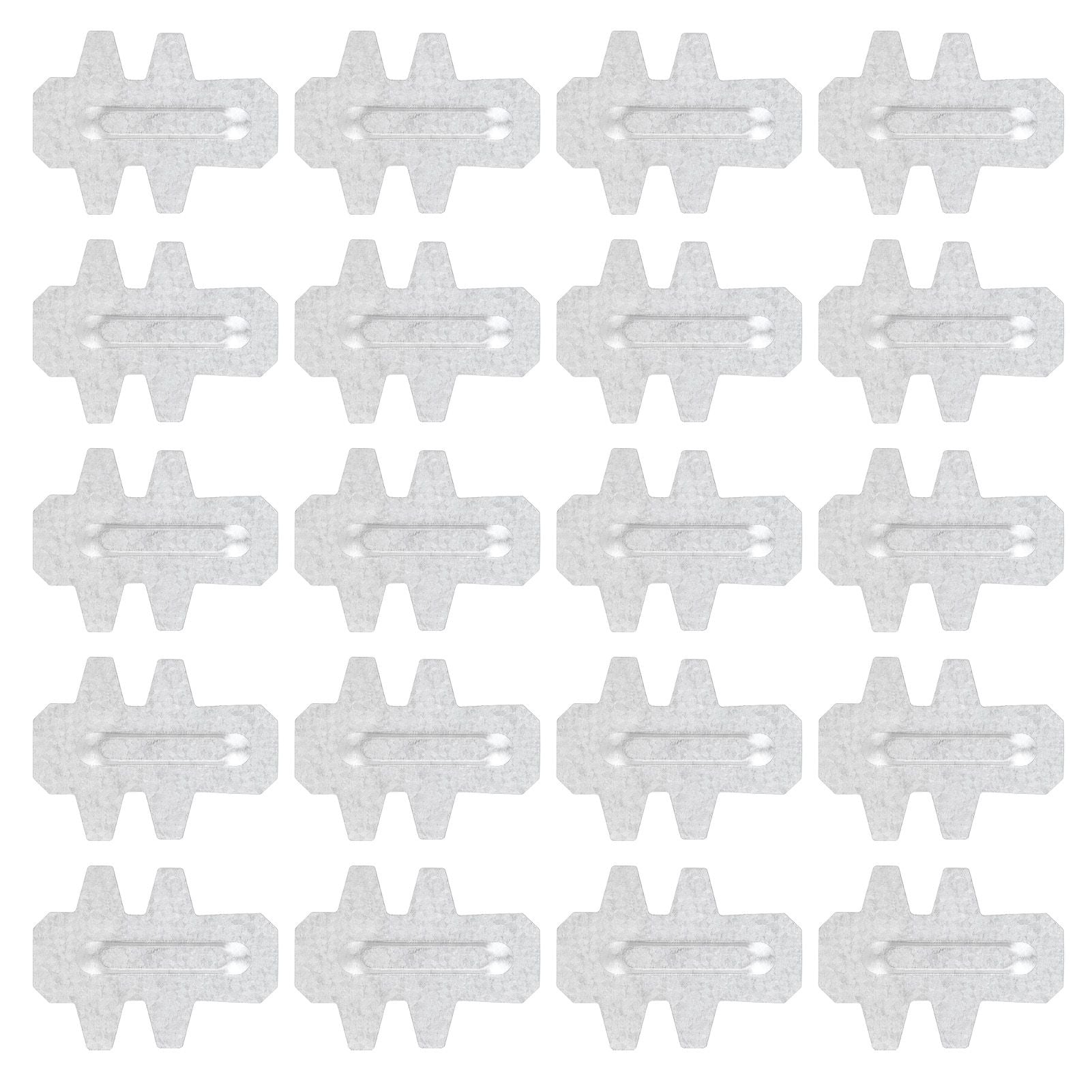 20PCS Rabbits Cage Cards Galvanized Sheet Iron Rabbits Cage Door Feeder Card Farming Equipment