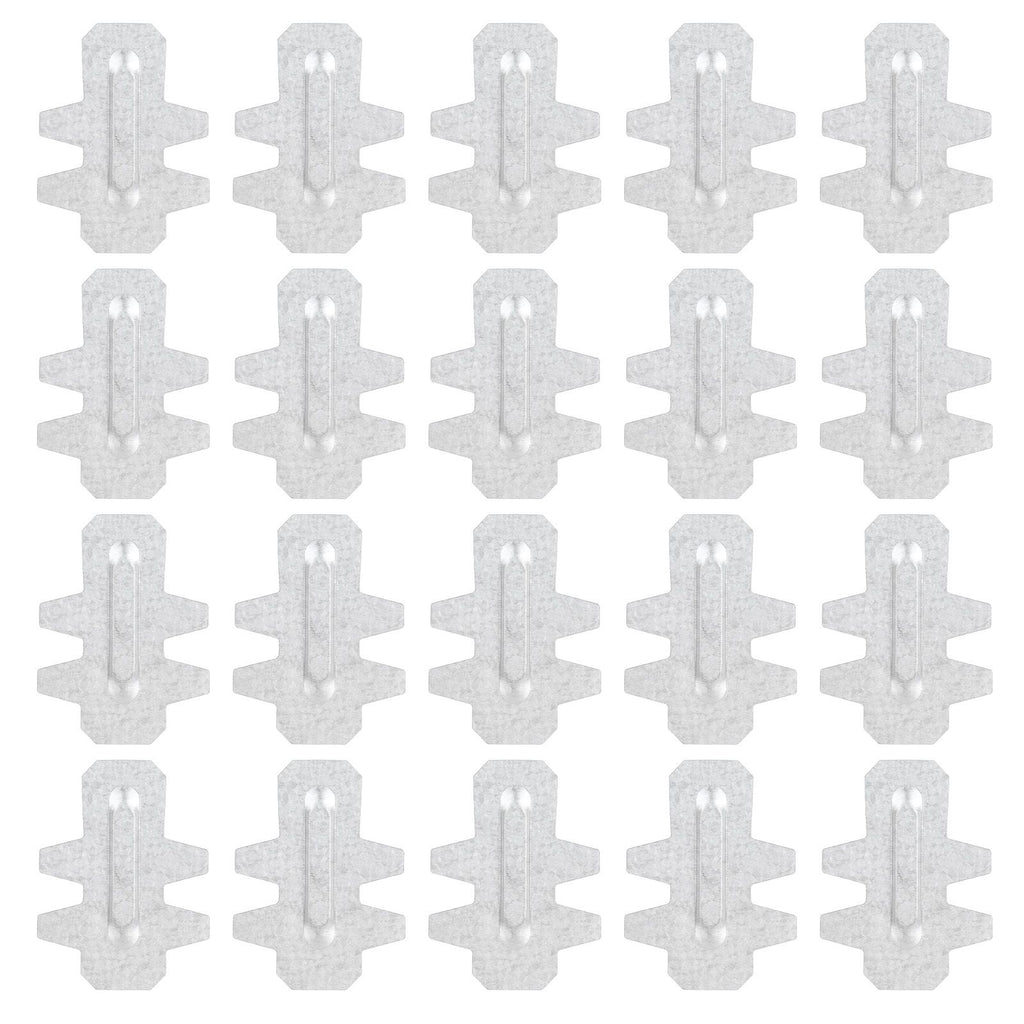 20PCS Rabbits Cage Cards Galvanized Sheet Iron Rabbits Cage Door Feeder Card Farming Equipment