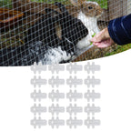 20PCS Rabbits Cage Cards Galvanized Sheet Iron Rabbits Cage Door Feeder Card Farming Equipment