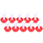 10Pcs Chick Water Drinker Bowl Plastic Poultry Farm Drinking Cups Watering System Supplies