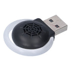 Ultrasonic Pest Repeller USB 3 Levels Intelligent Frequency Conversion Environmental Protection Mouse RepellerBlack