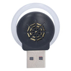 Ultrasonic Pest Repeller USB 3 Levels Intelligent Frequency Conversion Environmental Protection Mouse RepellerBlack