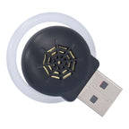 Ultrasonic Pest Repeller USB 3 Levels Intelligent Frequency Conversion Environmental Protection Mouse RepellerBlack