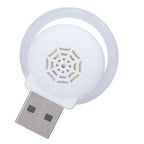 Ultrasonic Pest Repeller USB 3 Levels Intelligent Frequency Conversion Environmental Protection Mouse RepellerWhite