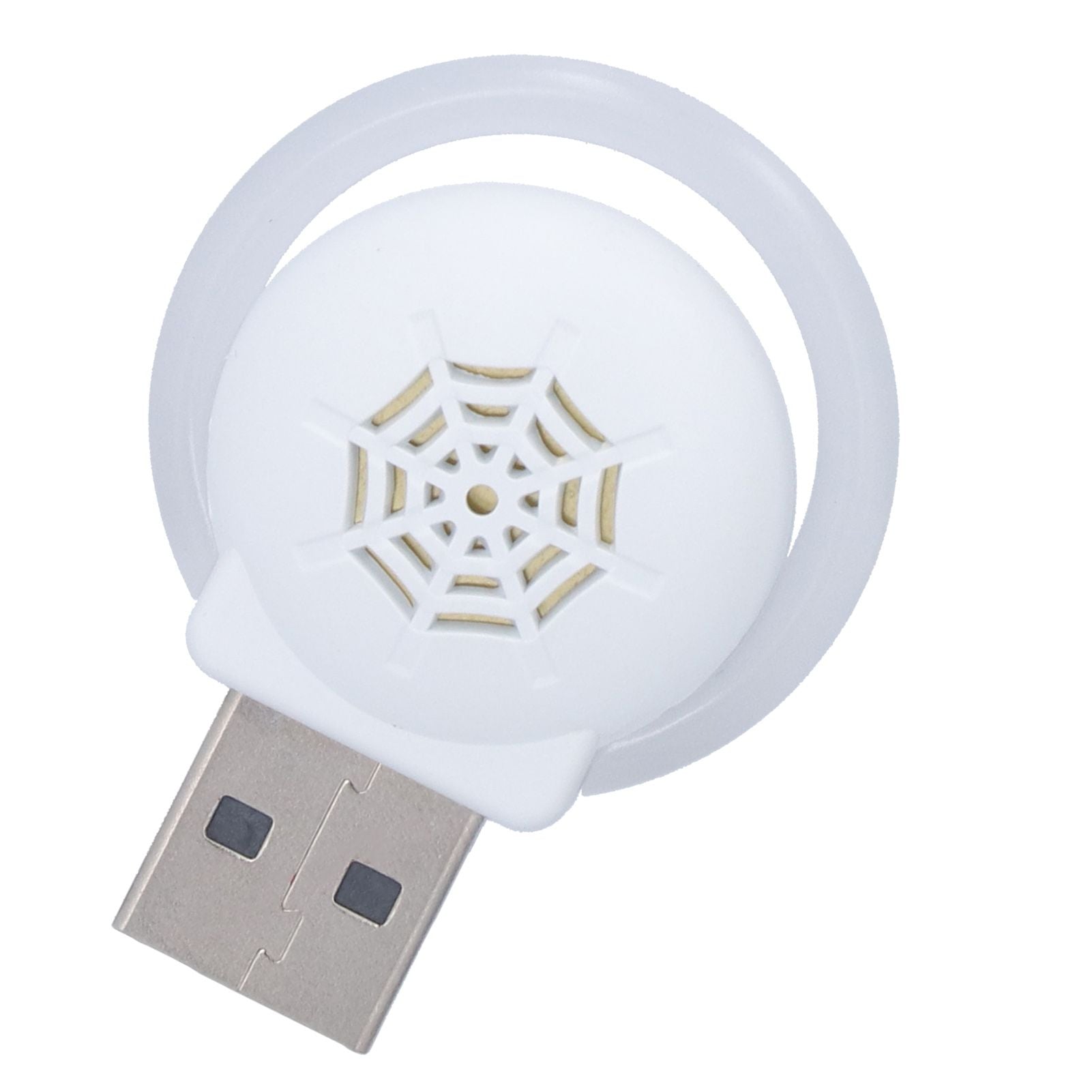 Ultrasonic Pest Repeller USB 3 Levels Intelligent Frequency Conversion Environmental Protection Mouse RepellerWhite