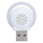 Ultrasonic Pest Repeller USB 3 Levels Intelligent Frequency Conversion Environmental Protection Mouse RepellerWhite
