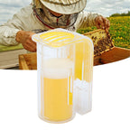 Queen Bee Catcher Plastic Healthy Nontoxic Round No Burr Lightweight One Handed Queen Marking Bottle