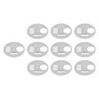10Pcs Round Beehive Door Stainless Steel 6.8cm Rotatable Efficient High Performance Beehive Supplies