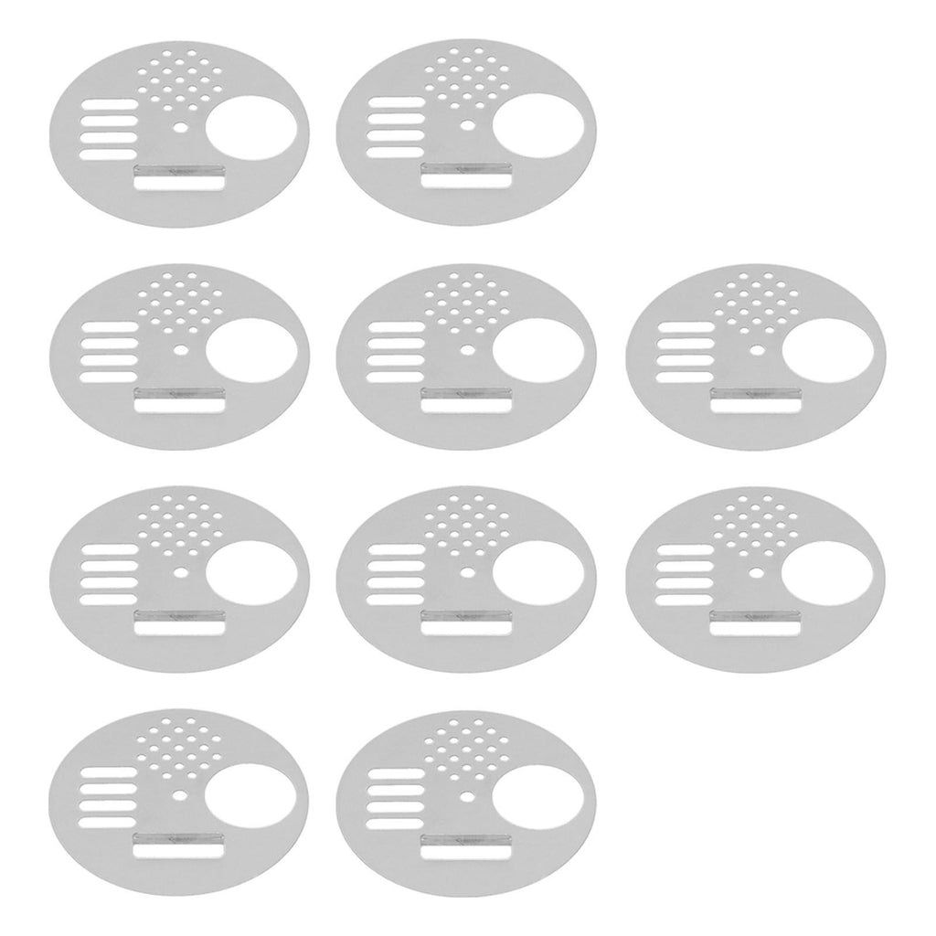 10Pcs Round Beehive Door Stainless Steel 6.8cm Rotatable Efficient High Performance Beehive Supplies
