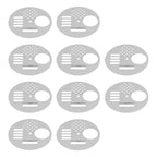 10Pcs Round Beehive Door Stainless Steel 6.8cm Rotatable Efficient High Performance Beehive Supplies