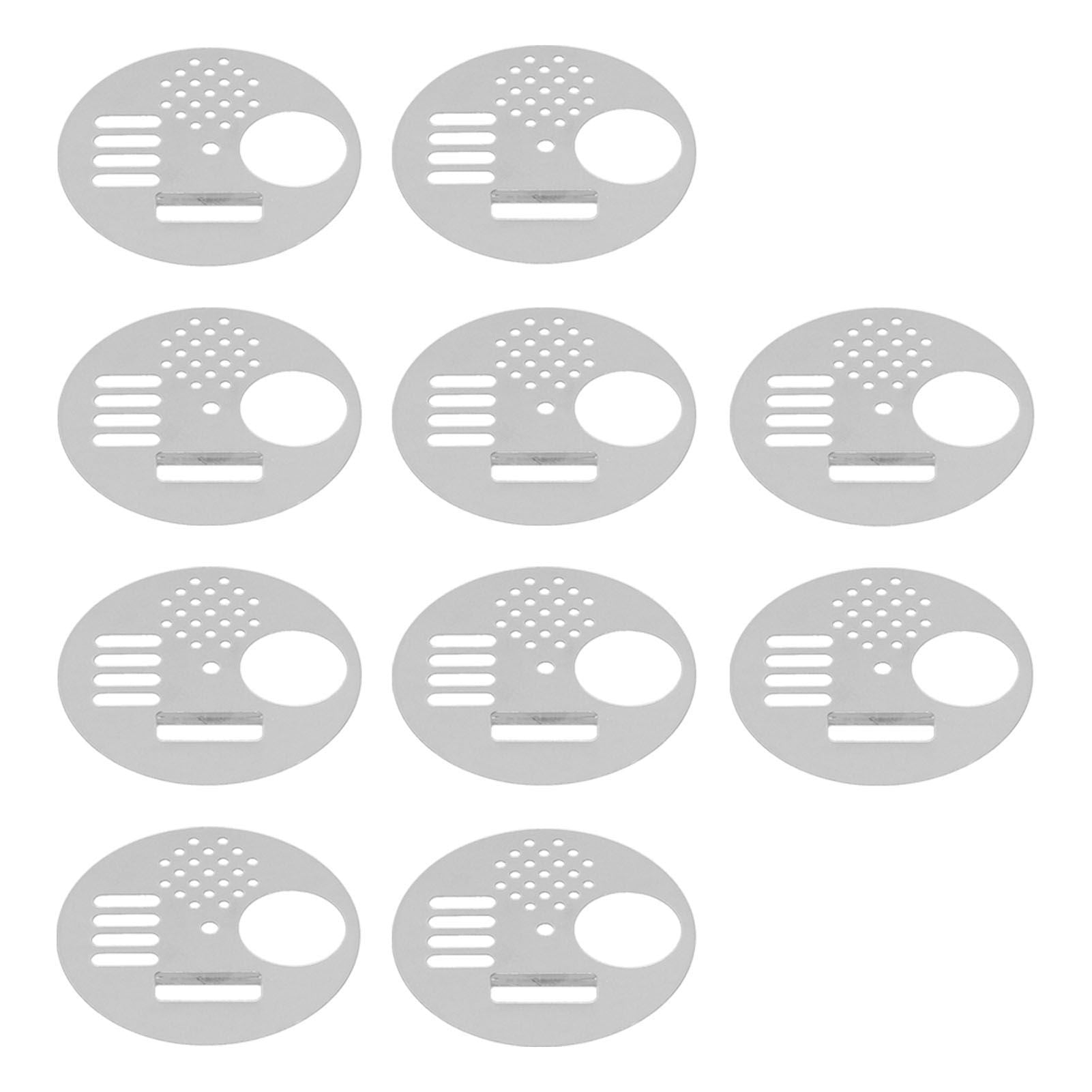 10Pcs Round Beehive Door Stainless Steel 6.8cm Rotatable Efficient High Performance Beehive Supplies