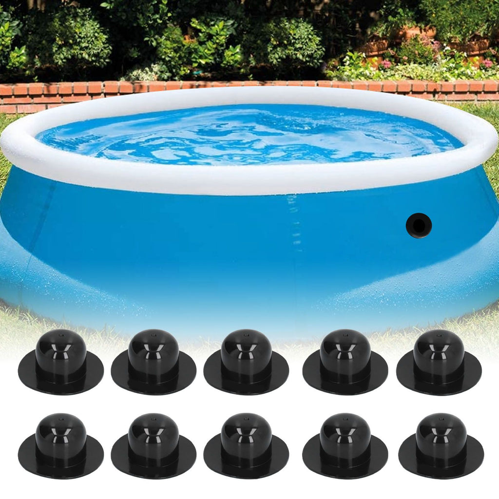 10Pcs Swimming Pool Wall Plug Portable Durable Small Size High Tightness Swimming Pool Wall Plug