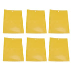 20Pcs 20x15cm Insect Trap Non Toxic Efficient PVC Yellow Fly Trap for Greenhouse Garden