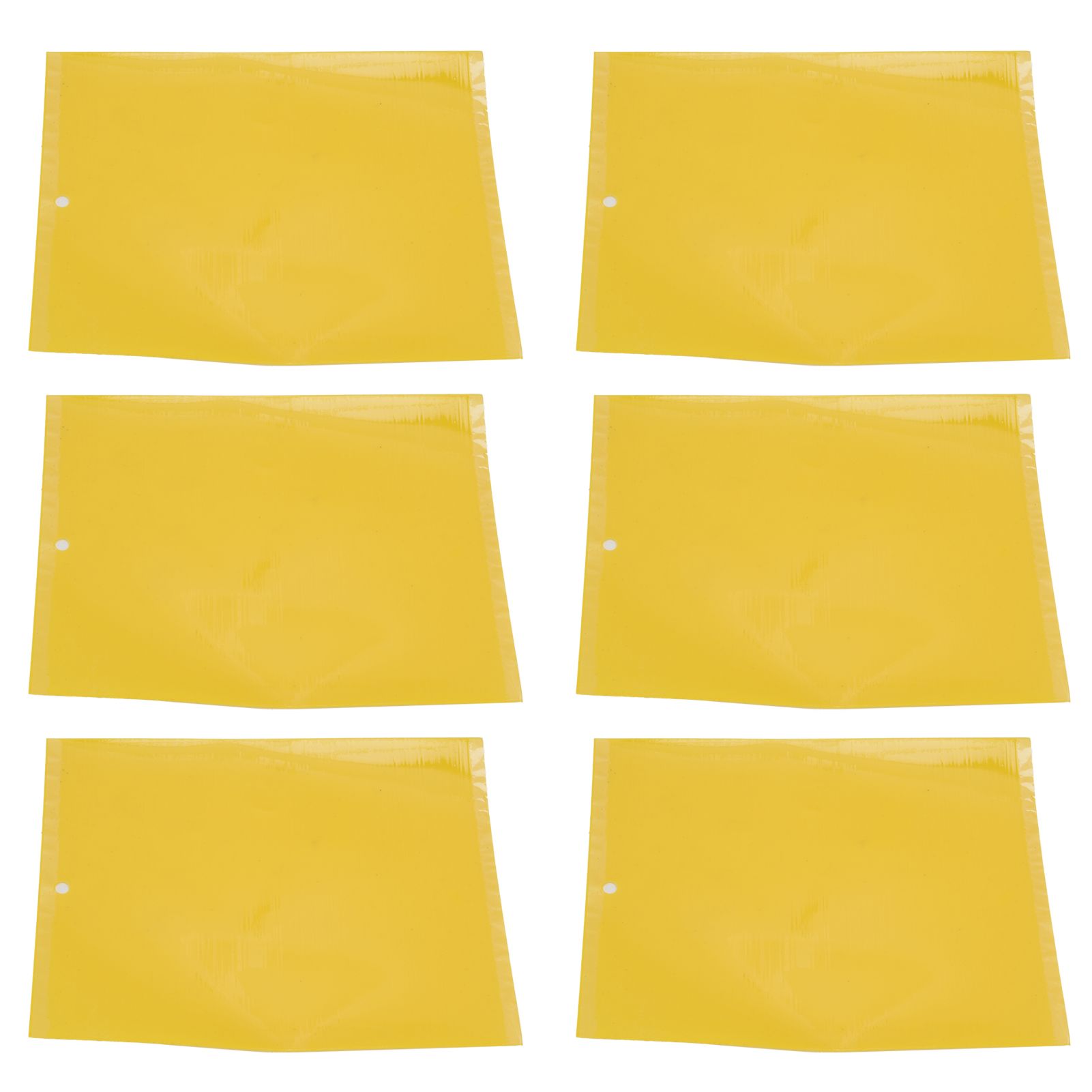 20Pcs 20x15cm Insect Trap Non Toxic Efficient PVC Yellow Fly Trap for Greenhouse Garden