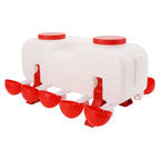 10L Chicken Waterer Semi Automatic Poultry Water Feeder Chicken Coop Accessories for Ducks Goose