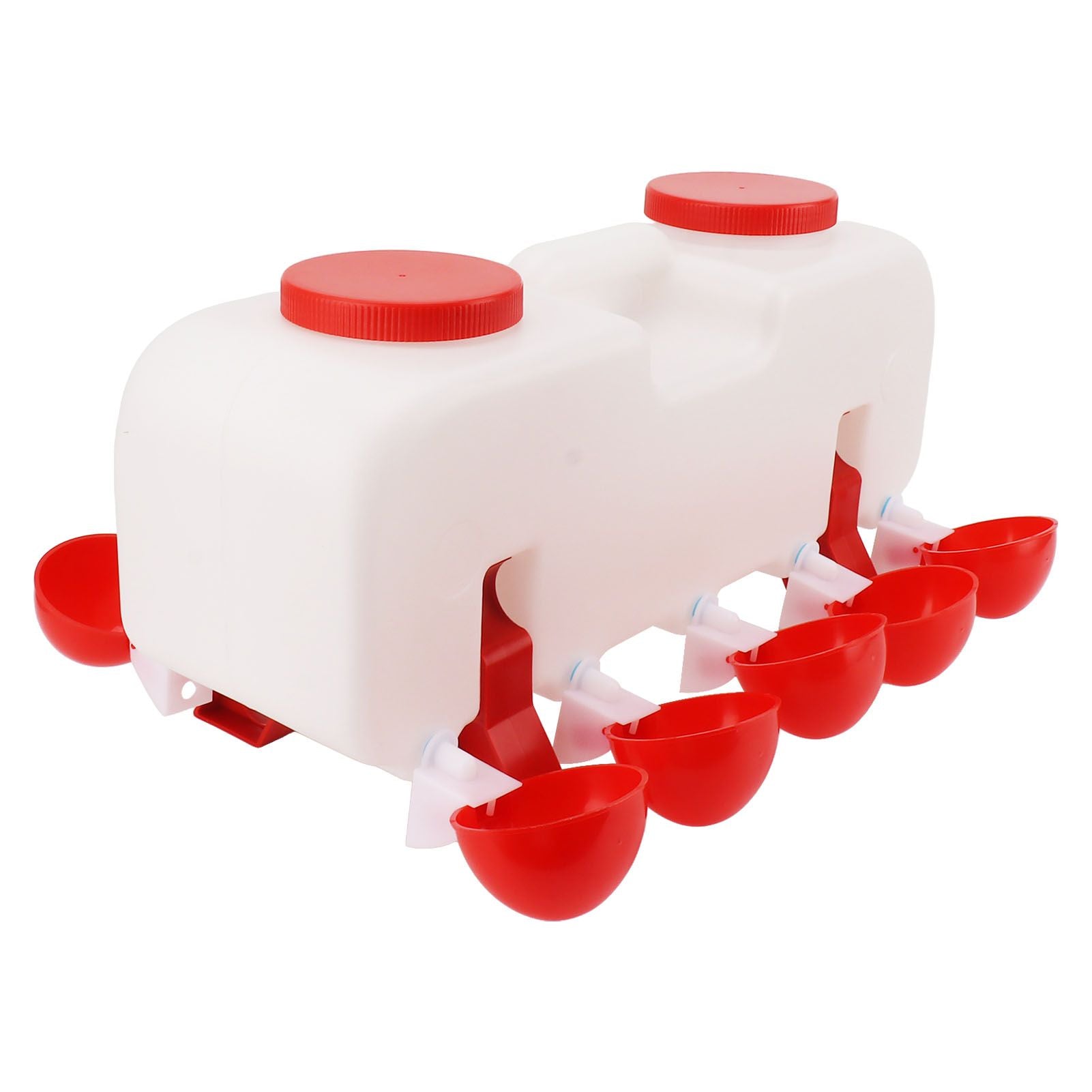 10L Chicken Waterer Semi Automatic Poultry Water Feeder Chicken Coop Accessories for Ducks Goose