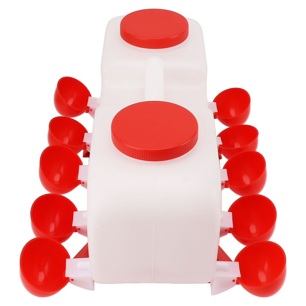 10L Chicken Waterer Semi Automatic Poultry Water Feeder Chicken Coop Accessories for Ducks Goose